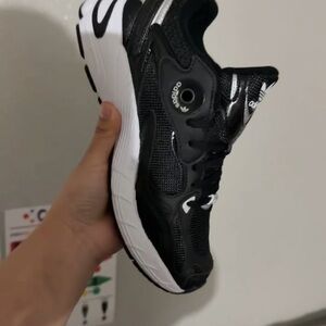adidas Black and White Running Sneaker